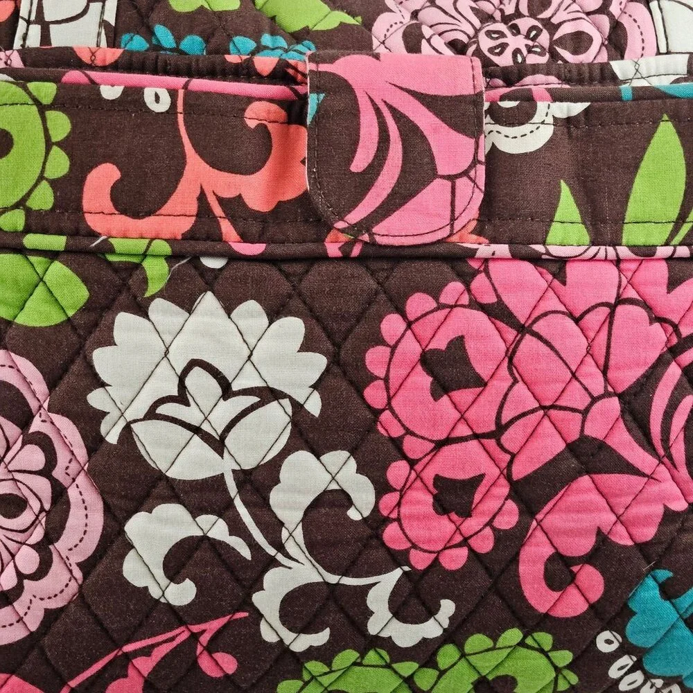 Vera Bradley Diaper Bag Lola Retired Pattern Changing Pad Inner Outer Pockets - Picture 2 of 12